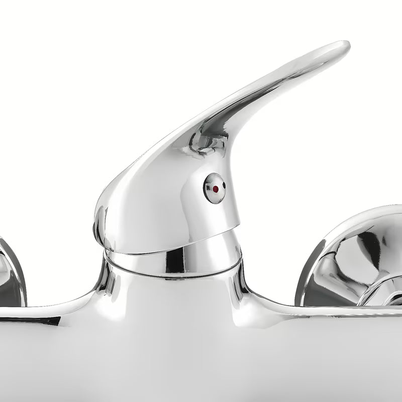 Nástěnná páková sprchová baterie S-Line Pro v lesklém chromu s moderním zaobleným designem.