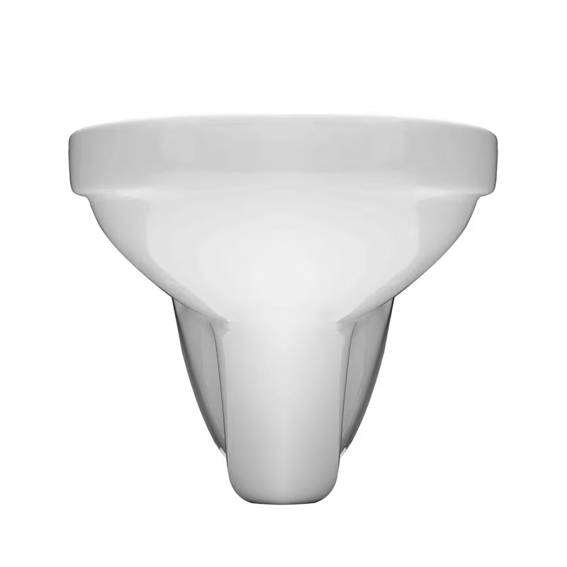 Bílé závěsné WC SIKO S-Line Pro bez splachovacího okruhu s vodorovným odpadem.