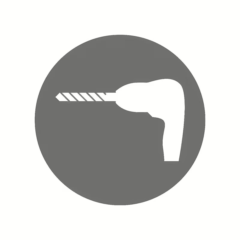 Černá WC štětka Sanela s možností montáže lepením nebo vrtáním