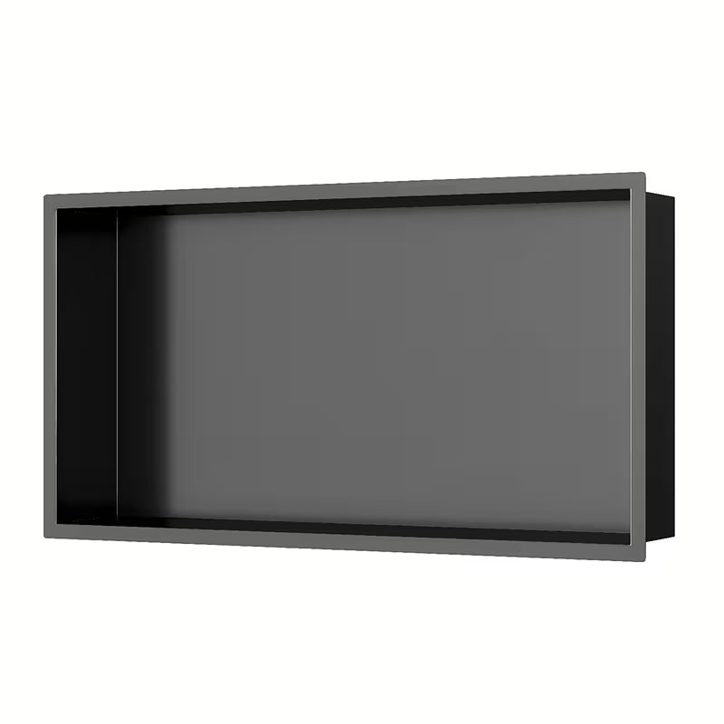 Sprchový výklenek SAT Aurum z nerezové oceli 304 v barvě gun metal s rámem