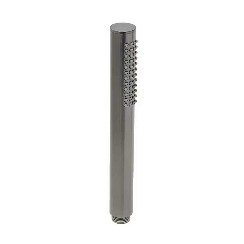 Ruční sprcha SAT Aurum v povrchové úpravě broušený gun metal s kulatým minimalistickým designem.