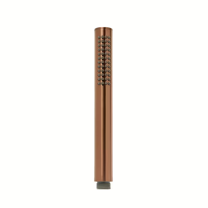 Ruční sprcha SAT Aurum v provedení rose gold brushed s kulatým designem a ergonomickou rukojetí.
