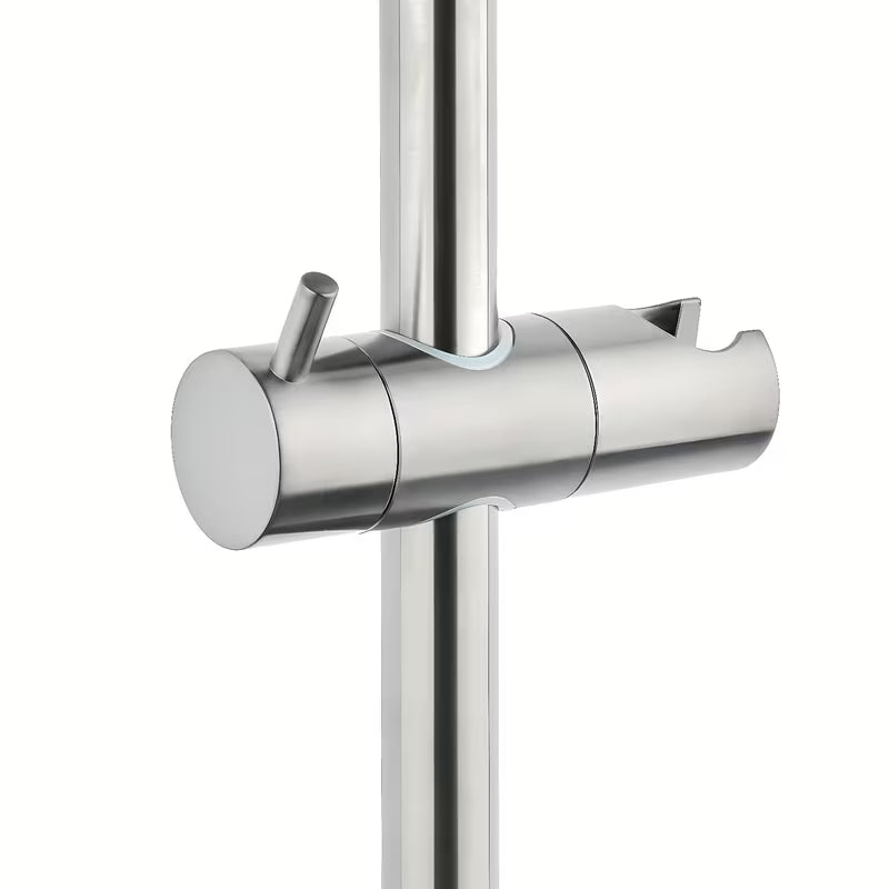 Sprchový systém SAT Aurum s termostatickou baterií v provedení broušený gun metal s hlavovou a ruční sprchou.