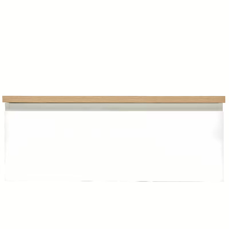 Závěsná koupelnová skříňka SAT B-Way 1 99x45x30 cm v bílém lesku s krycí deskou