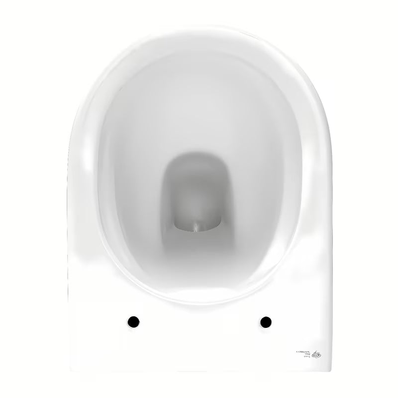 Závěsné WC SAT Brevis v bílé barvě se skrytým uchycením a sedátkem SoftClose.
