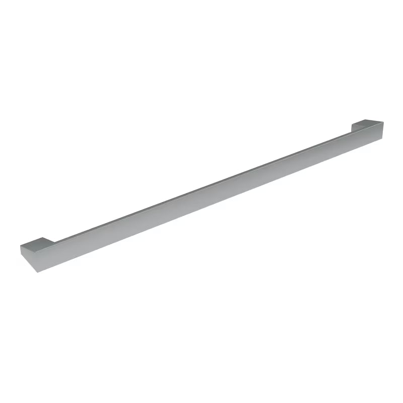 Chromová úchytka SAT Cube s minimalistickým designem pro koupelnový nábytek