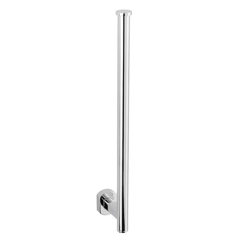 Chromový nástěnný držák toaletního papíru SAT Cube Way v moderním oblém designu.