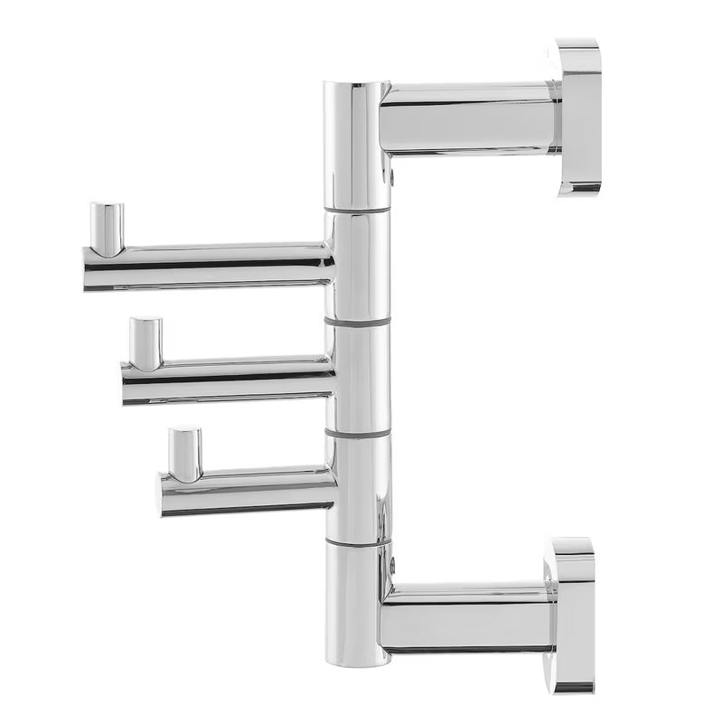 Multifunkční trojháček SAT Spirit/Cube Way v provedení chrome pro zavěšení ručníků a županů.