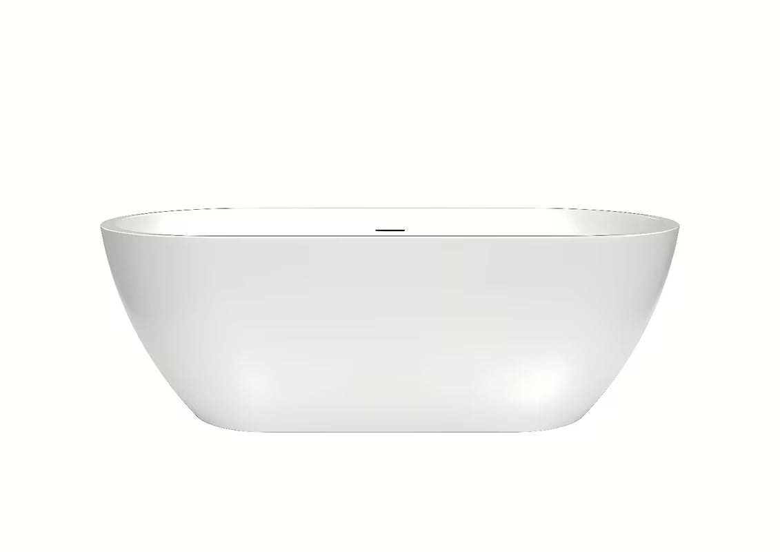 Volně stojící akrylátová vana SAT Dua 170x75 cm vhodná ke stěně i do prostoru