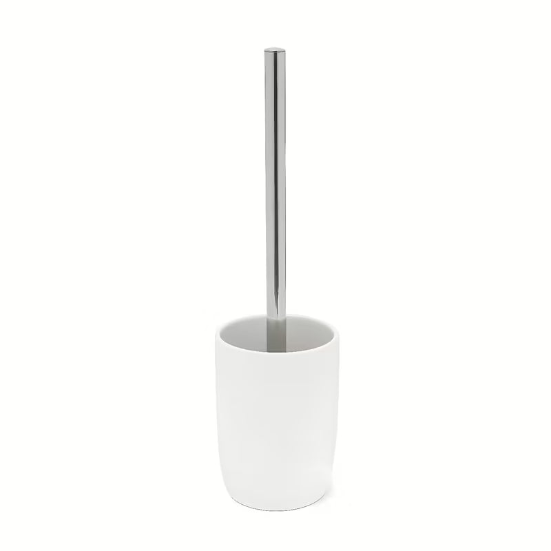Bílá keramická WC štětka SAT Evolution ve volně stojícím provedení pro moderní koupelnu.