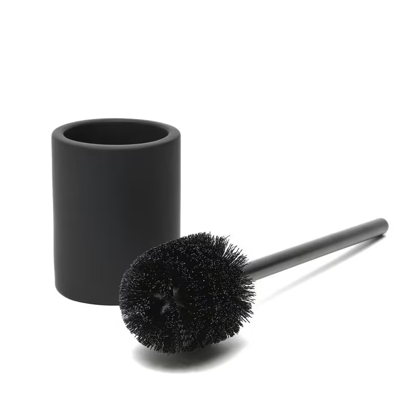 Volně stojící keramická WC štětka SAT Feel v matné černé barvě