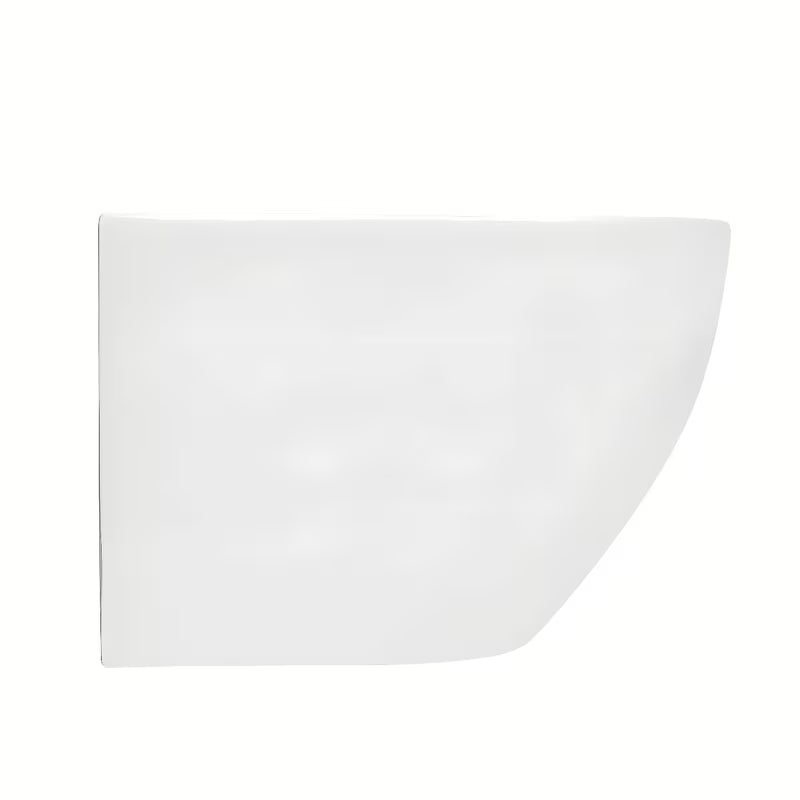 Bílé závěsné WC SAT Fusion s vírovým splachováním a sedátkem SoftClose.