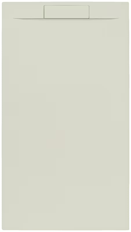 Obdélníková sprchová vanička SAT Fusion 100 x 80 cm z litého mramoru v barvě beige