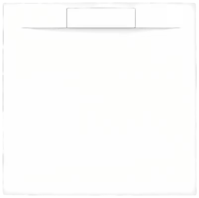 Čtvercová sprchová vanička SAT Fusion 90x90 cm z litého mramoru v barvě blanco