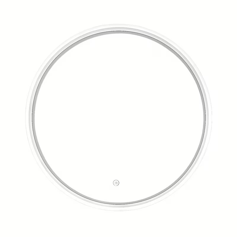 Kulaté Led zrcadlo SAT Fusion 60 cm s prosvíceným transparentním rámem a senzorovým ovládáním