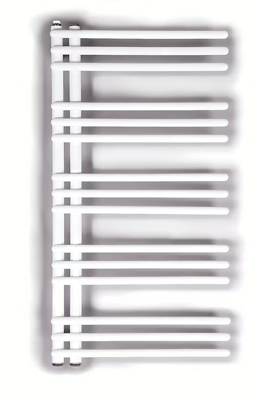 Bílý kombinovaný radiátor SAT Hto 50x94 cm se středovým připojením