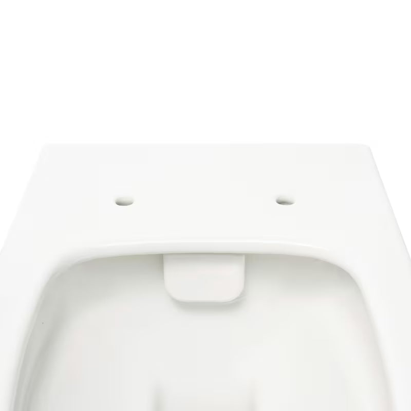Bílé závěsné WC SAT Infinitio s bezokrajovým splachováním Rim-Ex a sedátkem se SoftClose.