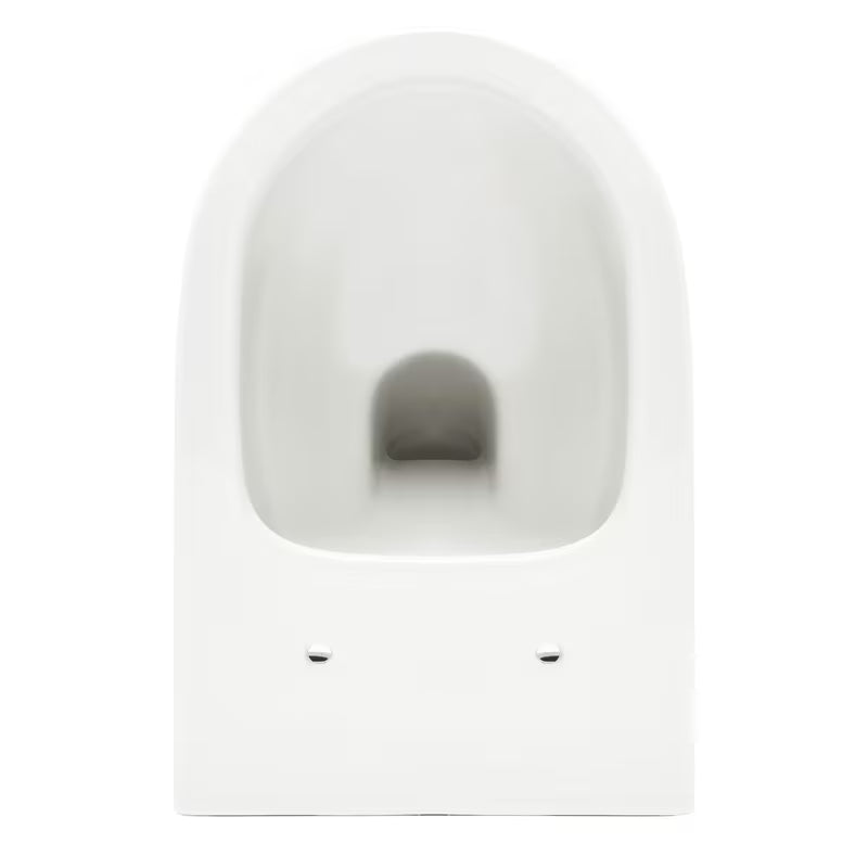 Bílé závěsné WC SAT Infinitio s bezokrajovým splachováním Rim-Ex a sedátkem se SoftClose.