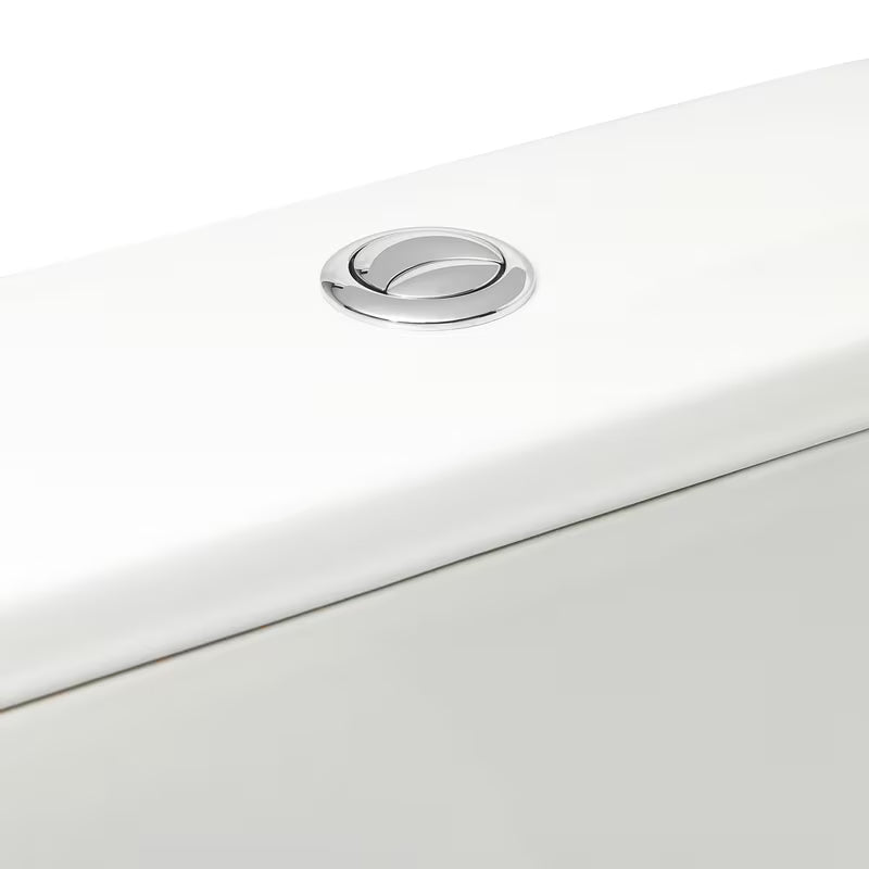 Bílé volně stojící WC kombi SAT Infinitio bez splachovacího okruhu se sedátkem a úsporným DualFlush splachováním