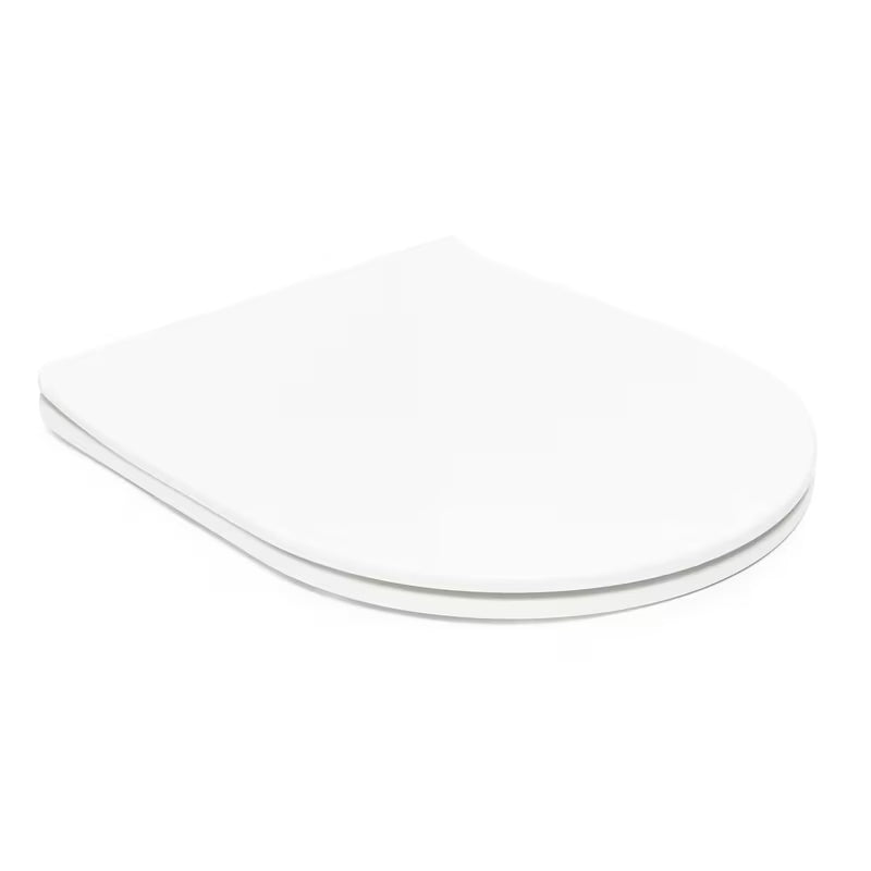 Bílé WC sedátko SAT Infinitio s funkcí SoftClose a EasyLock pro snadné sejmutí