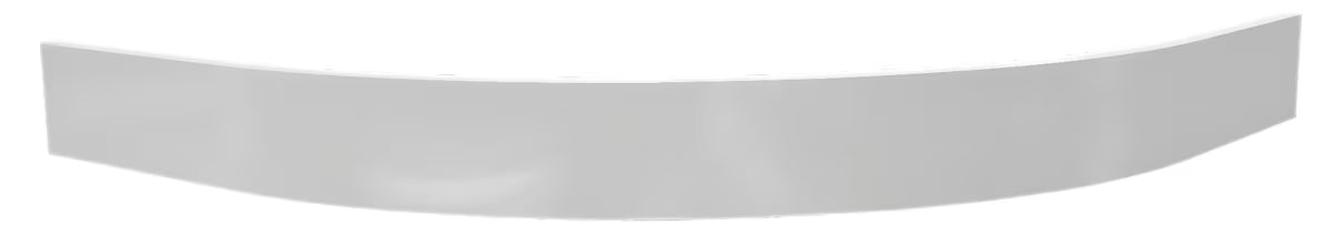 Bílý akrylátový panel k vaničce SAT Limcc s výškou 10 cm pro čisté zakrytí čela vaničky.