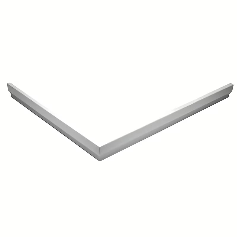Bílý levý akrylátový panel k sprchové vaničce SAT Limnew pro čisté zakončení sprchového koutu.