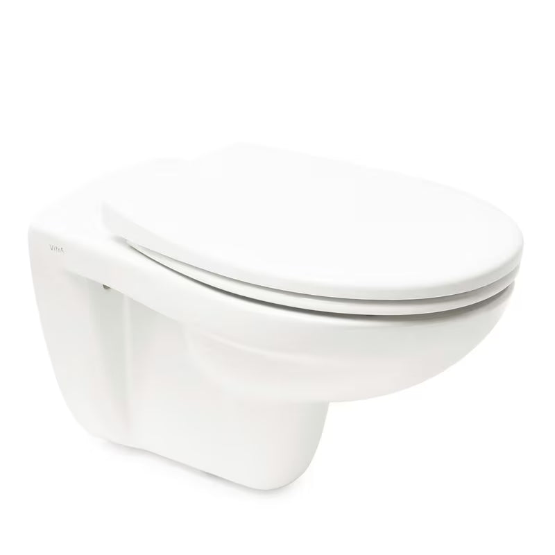 Viseči WC set vitra Normus z modulom pro za predstensko montažo, splakovalnikom SAT in WC-desko mehko Zapiranje Soft Close.