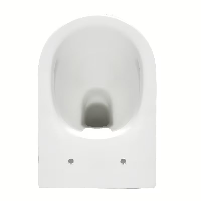 Závěsné WC SAT Project v bílé lesklé barvě se sedátkem SoftClose a otevřeným okruhem splachování
