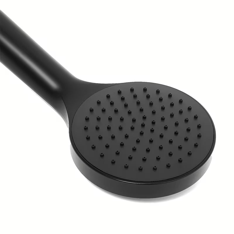 Ručná sprcha SAT v matně černém provedení s jednou funkcí a průměrem 10 cm.