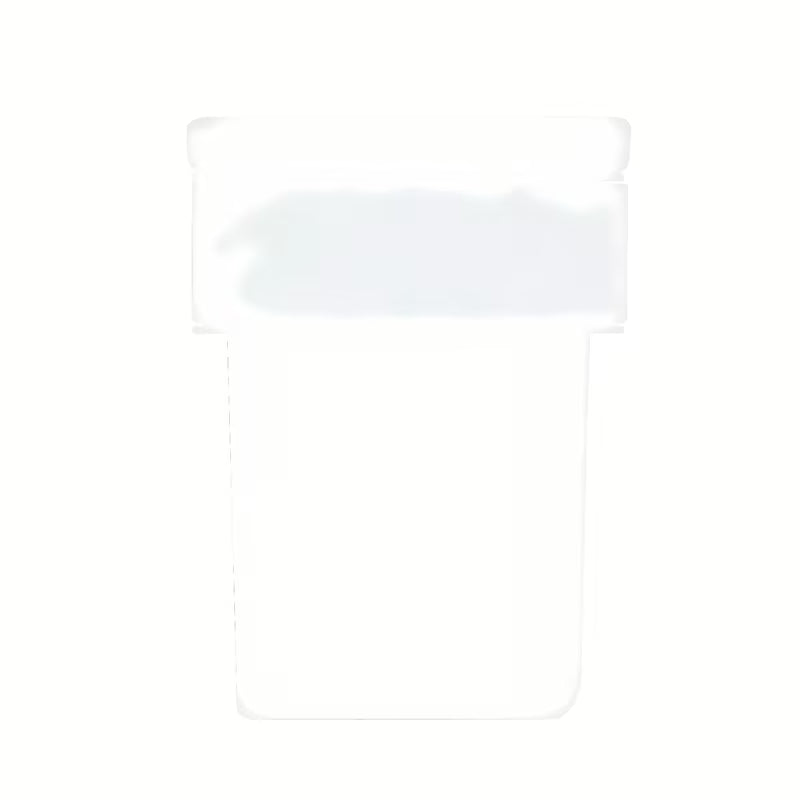 Bílý držák skleniček SAT do koupelny s montáží lepením bez vrtání.