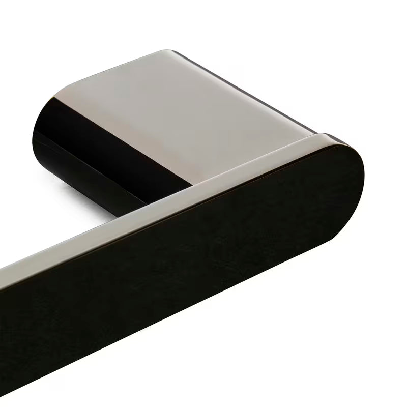 Nástěnný držák ručníků SAT Simply R v povrchové úpravě PVD Gun Metal.
