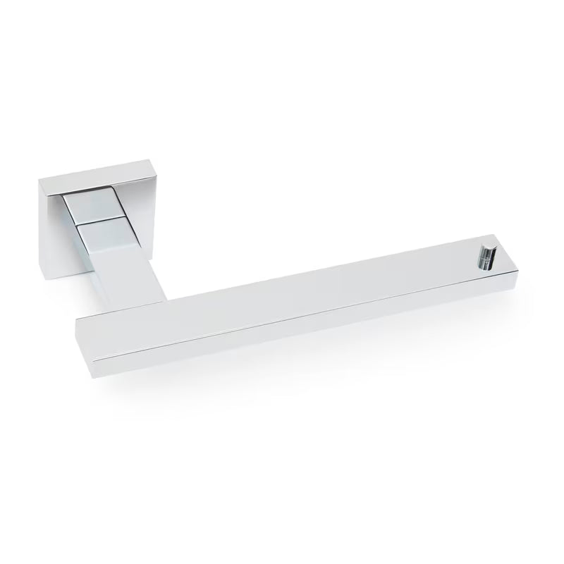 Nástěnný držák toaletního papíru SAT Simply S v provedení chrom lesk s hranatým designem