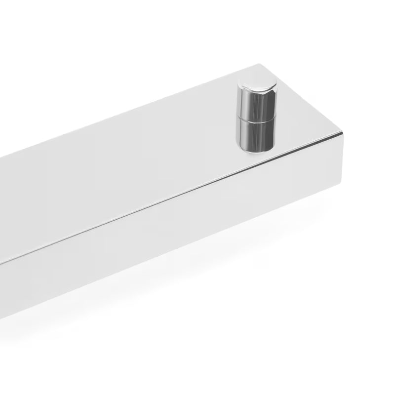 Nástěnný držák toaletního papíru SAT Simply S v provedení chrom lesk s hranatým designem