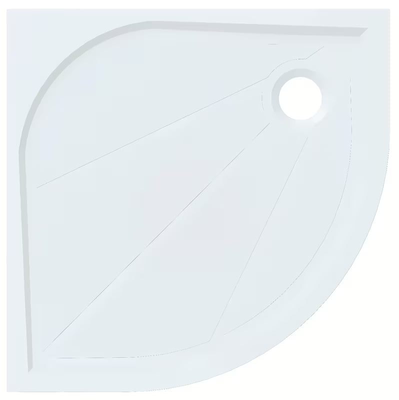 Čtvrtkruhový sprchový kout SAT Tex 90x90 cm s čirým sklem a lesklými chromovými profily