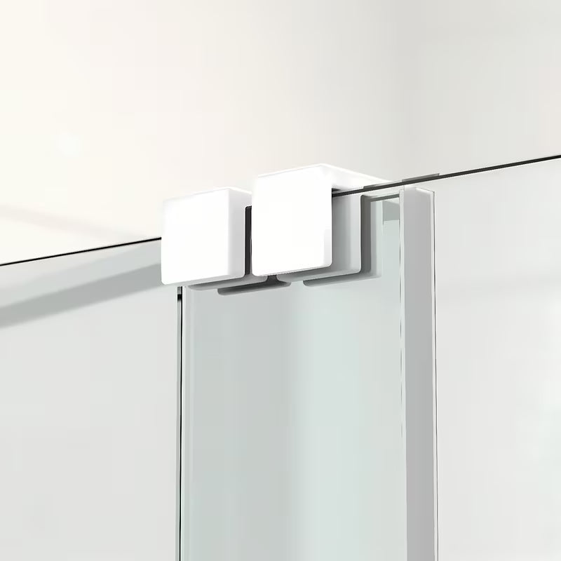 Vanová zástěna SAT Walk-In Xmotion 150 cm s transparentním sklem a bílými profily