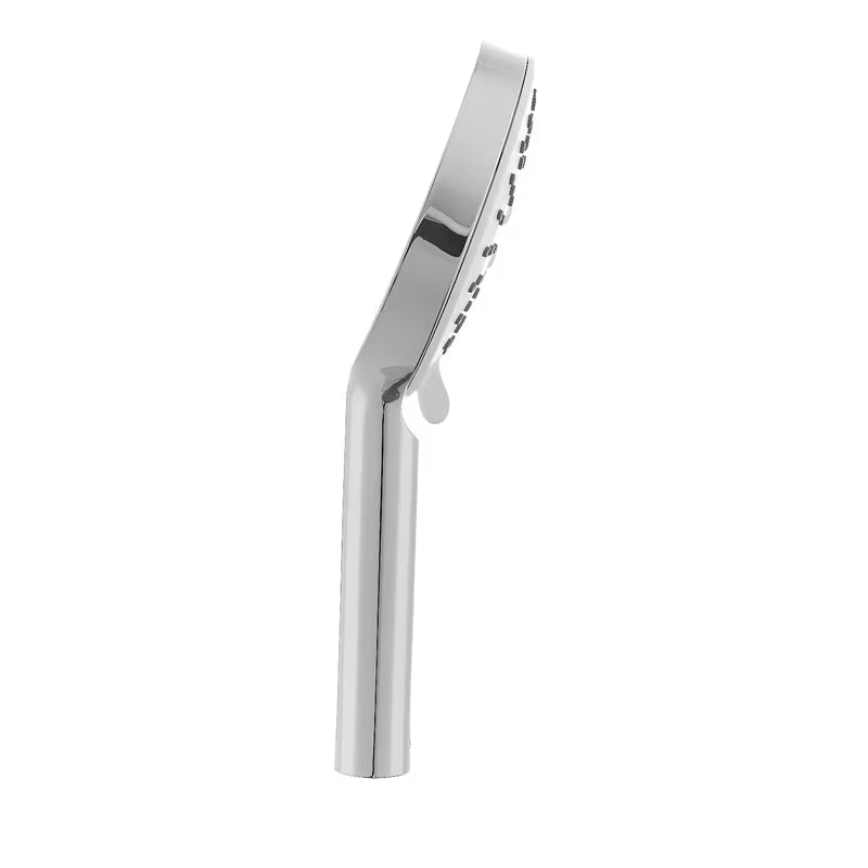 Bílá ruční sprcha SIKO s kulatým designem, průměr 12 cm, se samočisticími tryskami