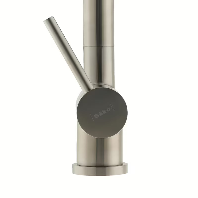Nerezová dřezová baterie SIKO Steel s otočným ramínkem v matném provedení supersteel