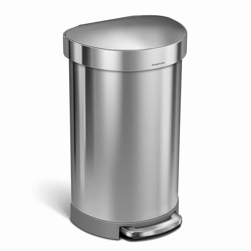 Odpadkový koš Simplehuman Pedal bin z kartáčované nerezové oceli s pedálovým otevíráním