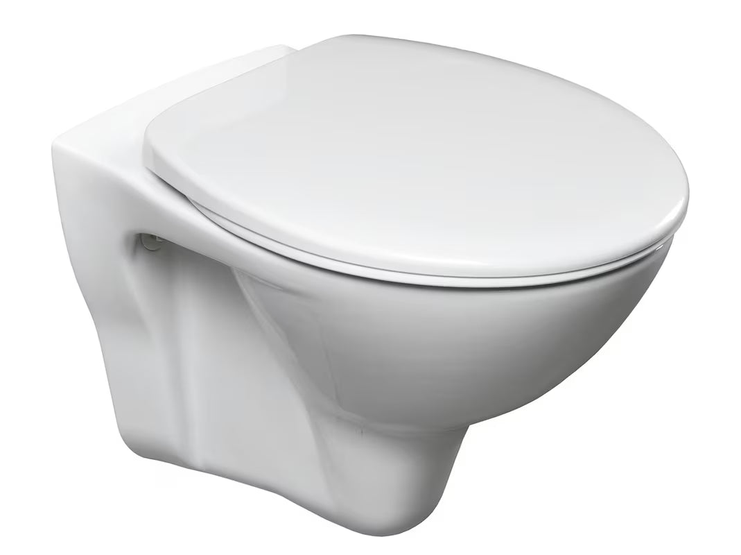 Bílé WC kombi Jika Deep s DualFlush splachováním a vodorovným odpadem