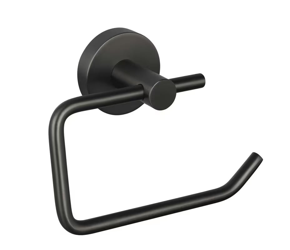 Tesa držák toaletního papíru bez krytu v kartáčovaném odstínu hard graphite s montáží bez vrtání
