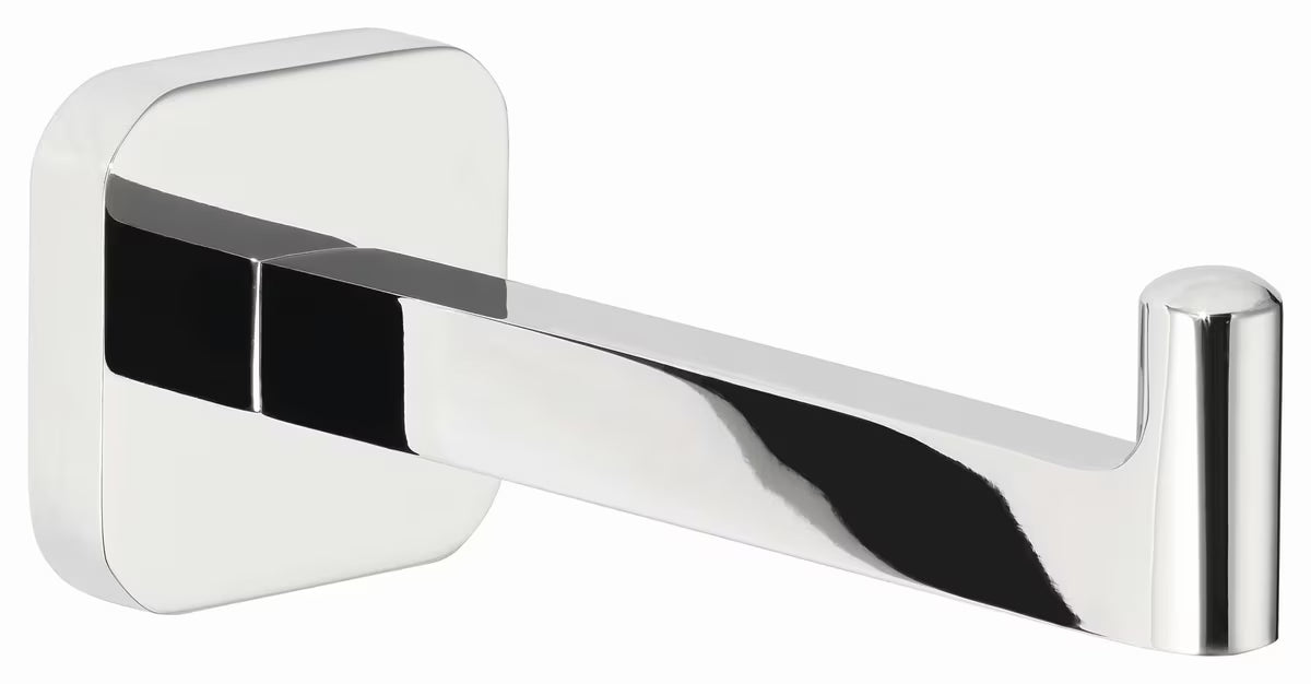 Chromový držák toaletního papíru Tesa Elegaant s montáží bez vrtání a lesklým povrchem