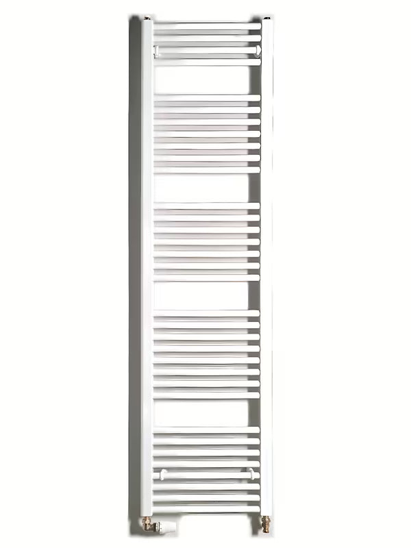Bílý kombinovaný trubkový radiátor Thermal Trend KD 168x45 cm vhodný do koupelny i chodby.