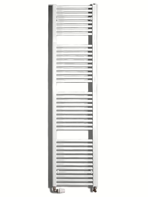 Bílý kombinovaný trubkový radiátor Thermal Trend KD 45x185 cm do koupelny