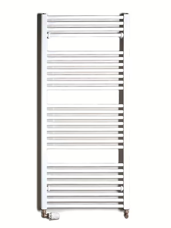 Bílý kombinovaný trubkový radiátor Thermal Trend KD 60x132 cm vhodný do koupelny