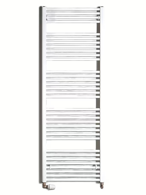 Bílý kombinovaný trubkový radiátor Thermal Trend KD 168x60 cm do koupelny.