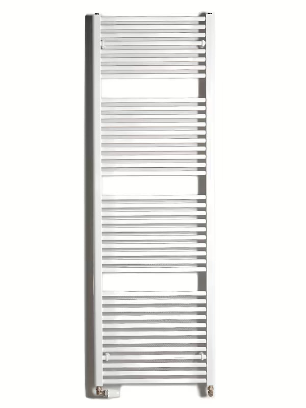 Bílý kombinovaný trubkový radiátor Thermal Trend KD 60x185 cm do koupelny.
