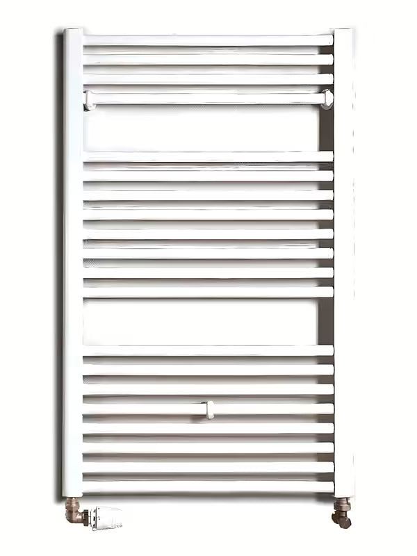 Bílý kombinovaný trubkový radiátor Thermal Trend KD 96x60 cm vhodný do koupelny
