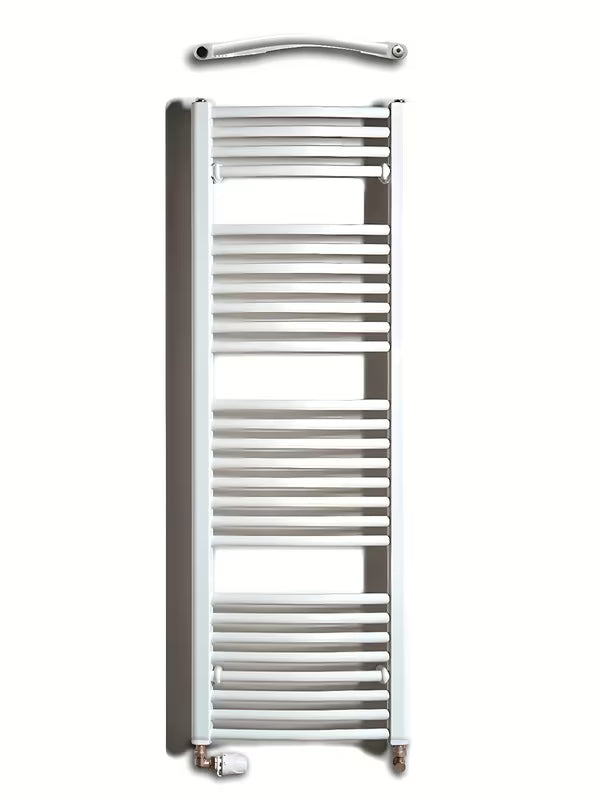 Bílý kombinovaný trubkový radiátor Thermal Trend KDO 45x132 cm do koupelny