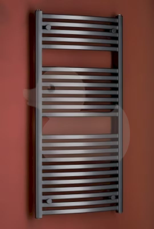 Bílý kombinovaný trubkový radiátor Thermal Trend KM 123,3x45 cm do koupelny.