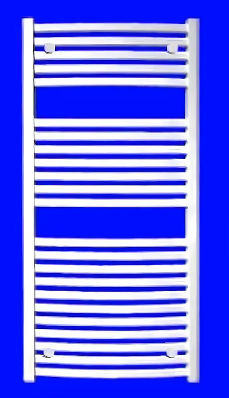 Bílý kombinovaný trubkový radiátor Thermal Trend KM 45x78,3 cm pro koupelny a chodby.